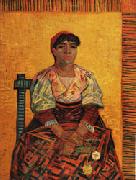 Vincent Van Gogh The Italian Woman oil on canvas